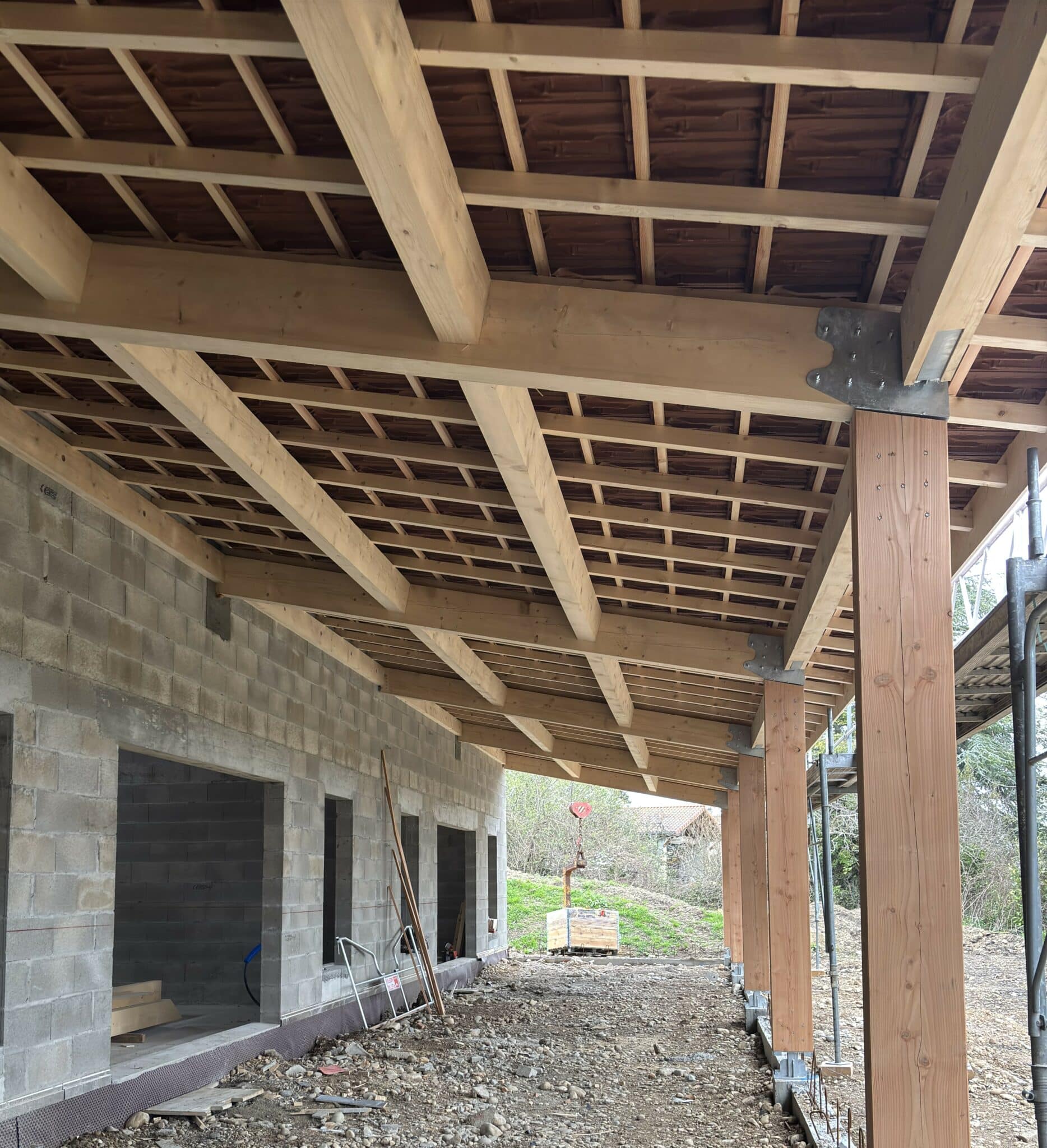 Chantier en cours - Visuel du bois de chartreuse