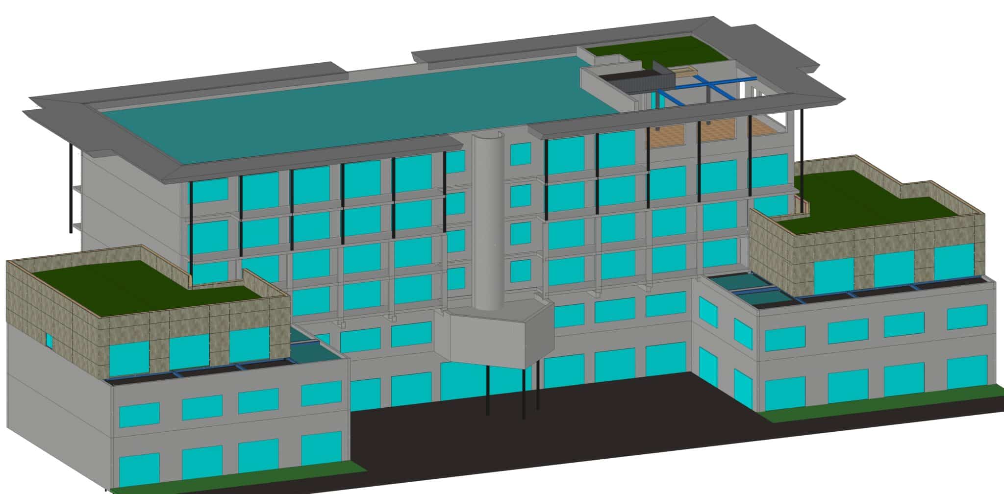 Visuel de l'hôtel après extension